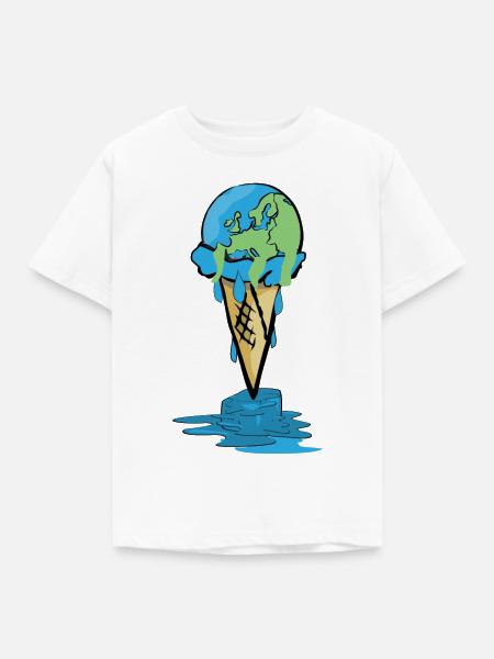 Klimawandel - Kinder T-Shirt - Weiß
