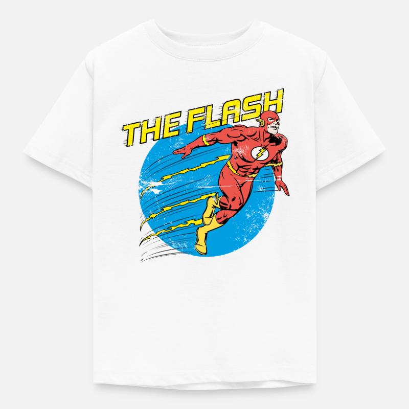 DC Comics Justice League The Flash - Kinder T-Shirt - Weiß