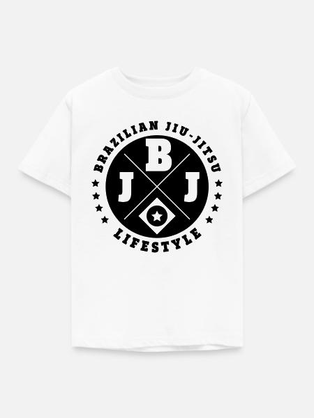 Brazilian Jiu-Jitsu - Kinder T-Shirt - Weiß