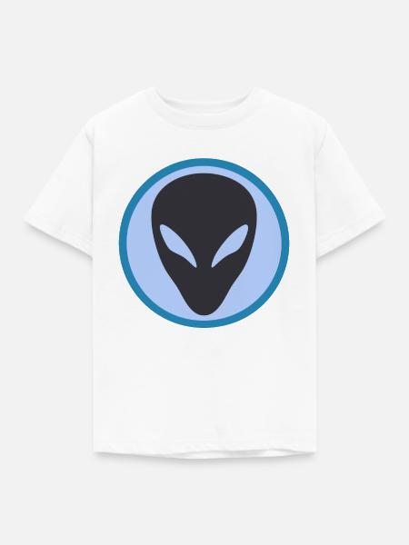 Alien - Kinder T-Shirt - Weiß