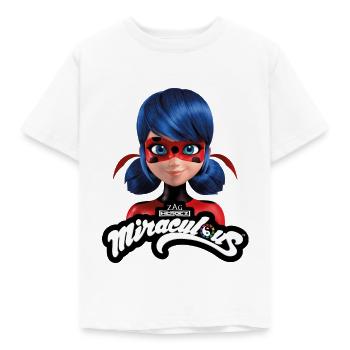 Miraculous Ladybug Mit Logo - Kinder T-Shirt - Weiß - Vorne - AI Model Kid Male (0cm)