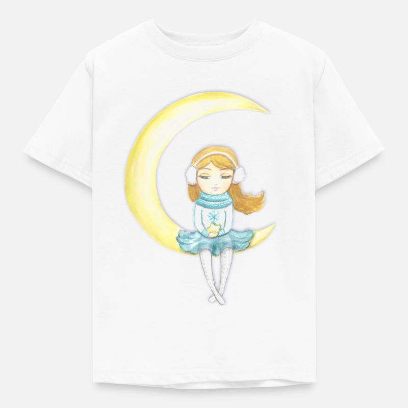 Luna - Kinder T-Shirt - Weiß