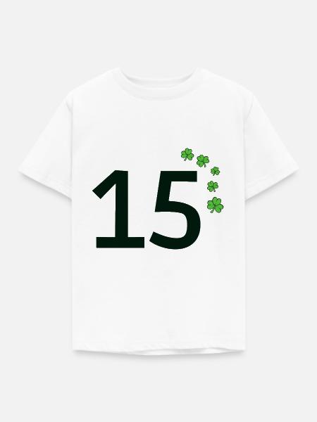 15 - Kinder T-Shirt - Weiß