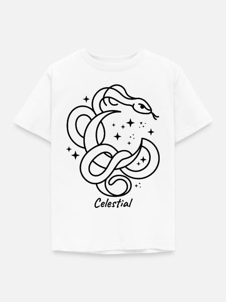 Transform Schmetterling Geometric - Kinder T-Shirt - Weiß