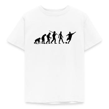 Soccer Evolution Goalkeeper - Kids' T-Shirt - white - Front - AI Model Kid Male (0cm)