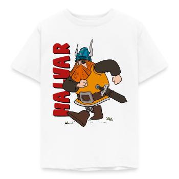 Wickie Und Die Starken Männer Halvar - Kinder T-Shirt - Weiß - Vorne - AI Model Kid Male (0cm)