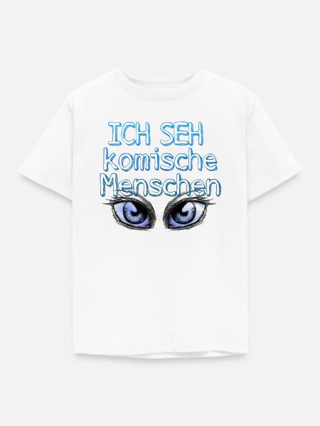 Komische Menschen - Kinder T-Shirt - Weiß