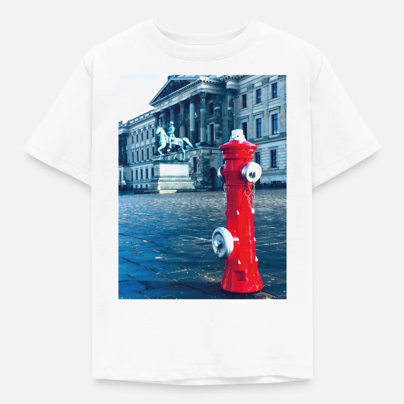 Hydrant - Kids' T-Shirt - white