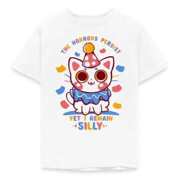 Yet I remain Silly - Kids' T-Shirt - white - Front - AI Model Kid Male (0cm)