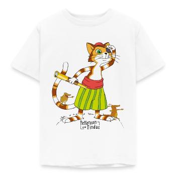 Pettersson Und Findus Piraten Abenteuer Spiel - Kinder T-Shirt - Weiß - Vorne - AI Model Kid Male (0cm)