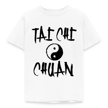 Tai Chi Chuan Yin Yang - Kinder T-Shirt - Weiß - Vorne - AI Model Kid Male (0cm)