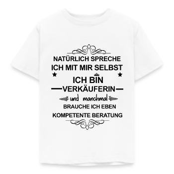 Profession vendeuse - T-shirt Enfant - blanc - Devant - AI Model Kid Male (0cm)