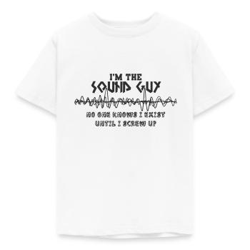 ingénieur du son - T-shirt Enfant - blanc - Devant - AI Model Kid Male (0cm)