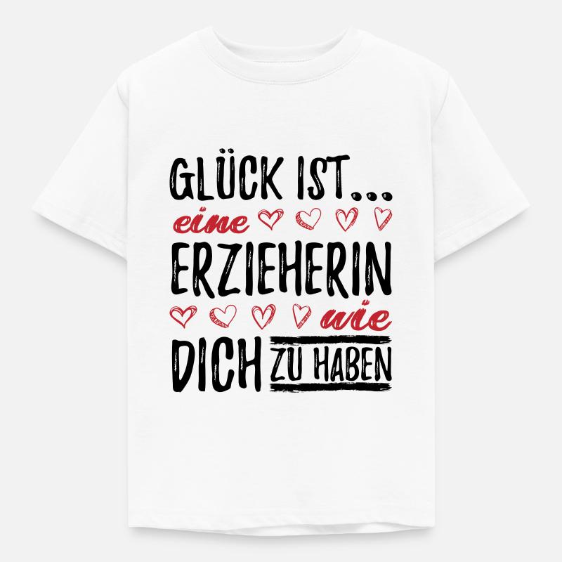 Erzieherin Geschenk - Kinder T-Shirt - Weiß