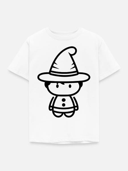Kleine Hexe - Kinder T-Shirt - Weiß