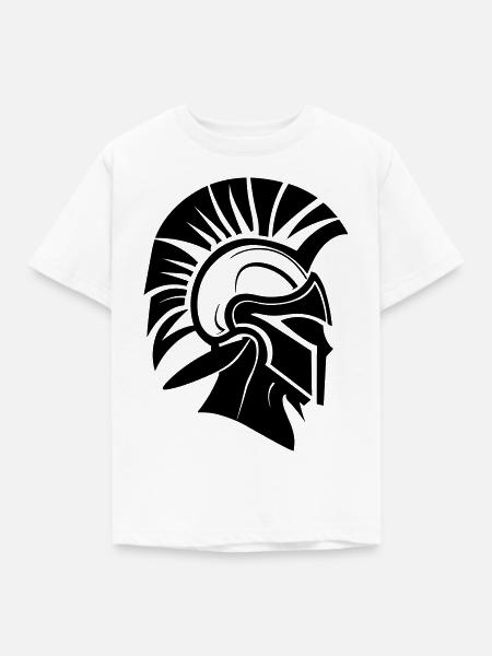 Sparta Spartanischer Krieger - Kinder T-Shirt - Weiß