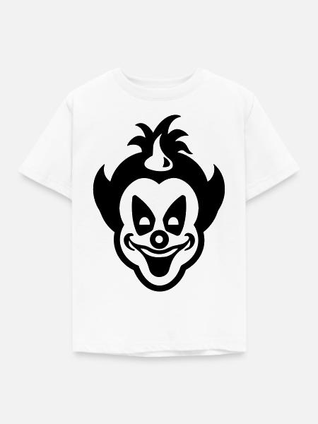 Clown - Kinder T-Shirt - Weiß