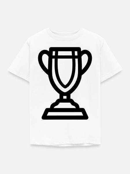 Trophäe - Kinder T-Shirt - Weiß