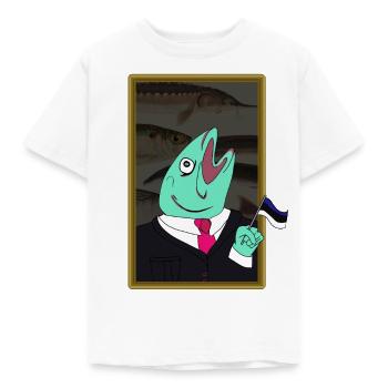 Poisson estonien - T-shirt Enfant - blanc - Devant - AI Model Kid Male (0cm)