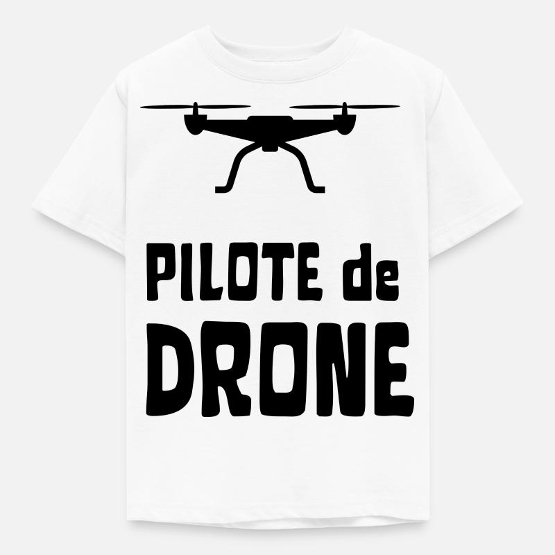 pilote de drone - T-shirt Enfant - blanc