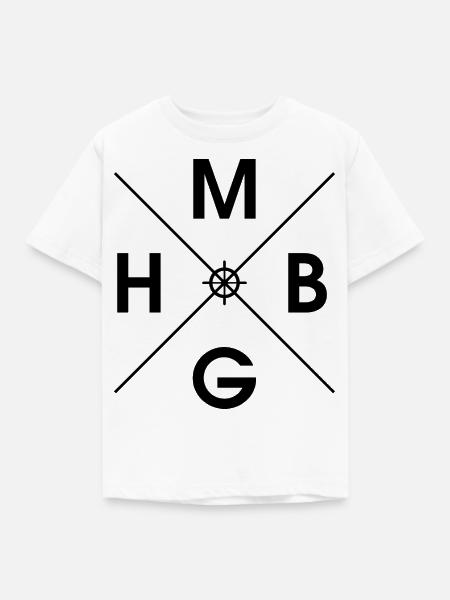 HMBG - Hamburg - Kinder T-Shirt - Weiß