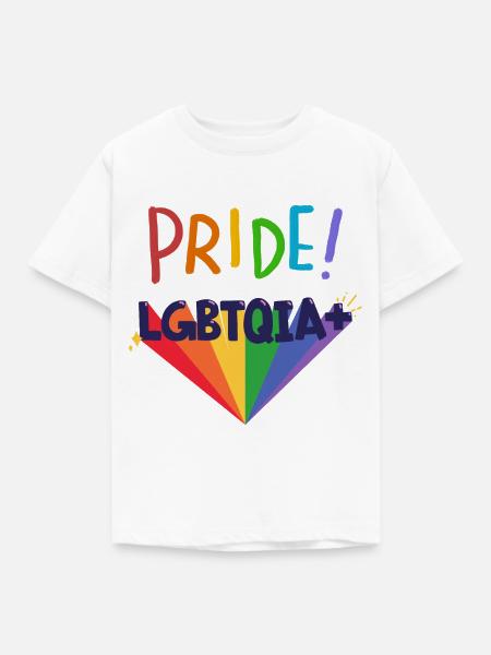 LGBTQIA+ - Kinder T-Shirt - Weiß