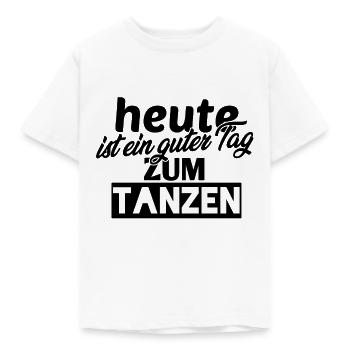 Tanzen – Shirt Disco Fete Musik Geschenk - Kinder T-Shirt - Weiß - Vorne - AI Model Kid Male (0cm)