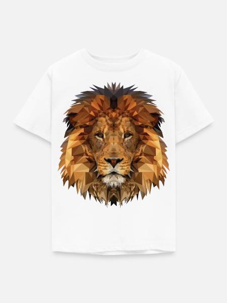 Löwenmähne - Kinder T-Shirt - Weiß