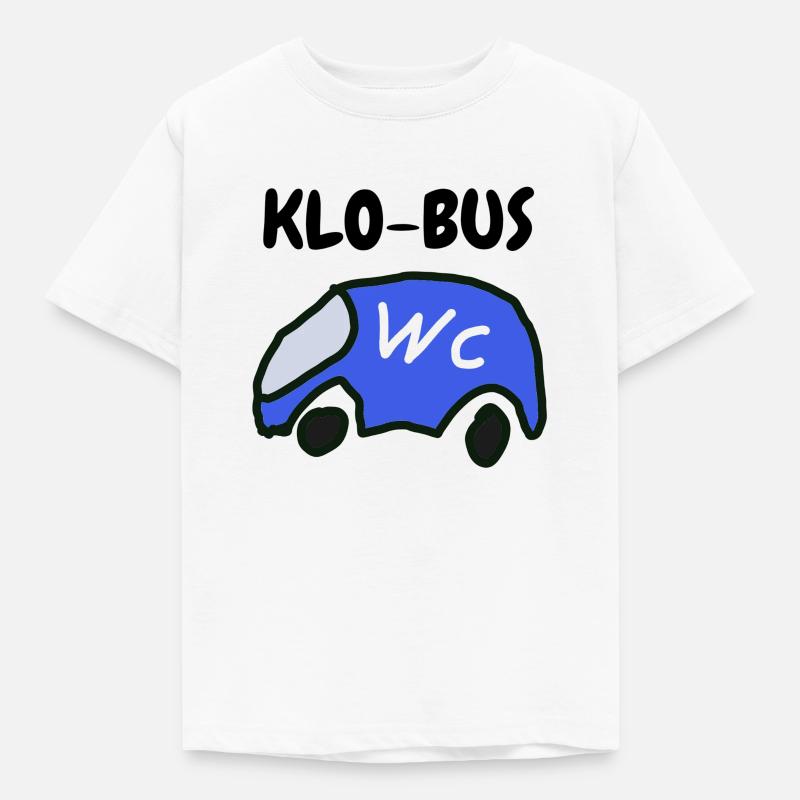 KLO-BUS - Kinder T-Shirt - Weiß
