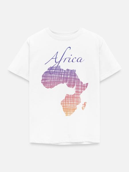 Africa - Kinder T-Shirt - Weiß
