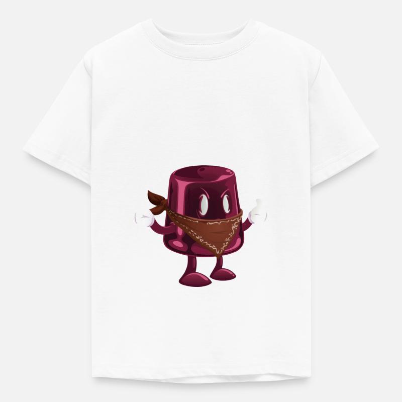 Ein Eimer mit Armen und Beinen - Kinder T-Shirt - Weiß