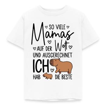 So viele Mamas Beste Mama Baby Muttertag Geschenk - Kinder T-Shirt - Weiß - Vorne - AI Model Kid Male (0cm)