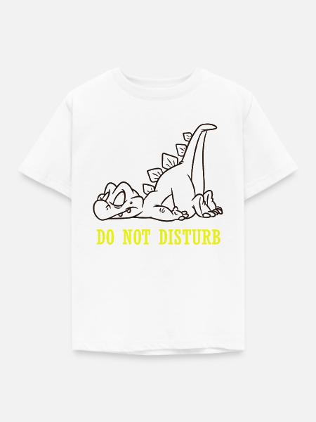 Dinosaurier Dino - Kinder T-Shirt - Weiß