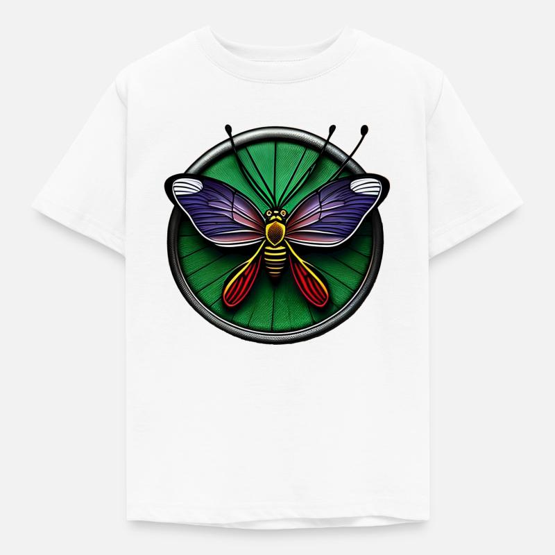 Mouche multicolor - T-shirt Enfant - blanc