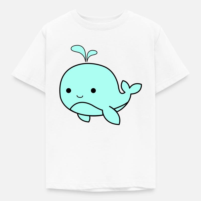 Bébé baleine 02 - T-shirt Enfant - blanc