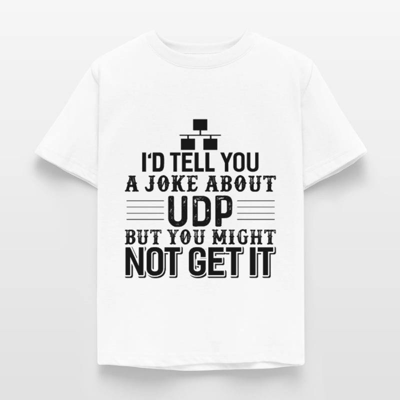 Computer Science Programmer UDP Joke Kids' T-Shirt