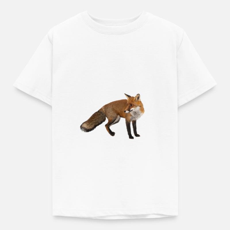 Fuchs - Kinder T-Shirt - Weiß