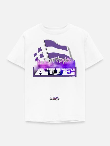 Aue all4one - Kinder T-Shirt - Weiß