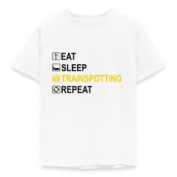 Trainspotter Train Trains Train Trainspotting Gift - Kids' T-Shirt - white - Front - AI Model Kid Male (0cm)