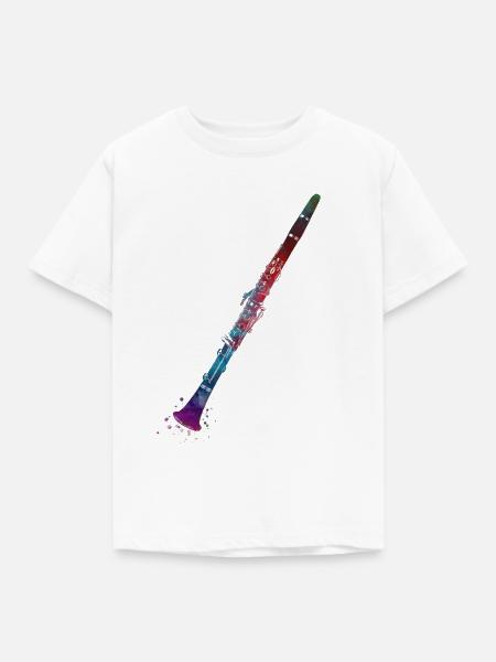 Klarinette # Klarinette # Musik - Kinder T-Shirt - Weiß