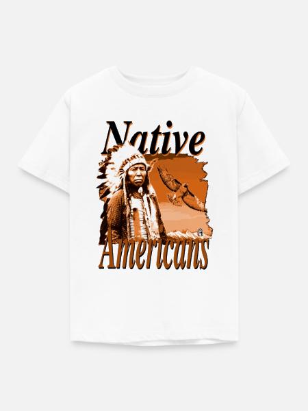 Native Americans 9 - Kinder T-Shirt - Weiß