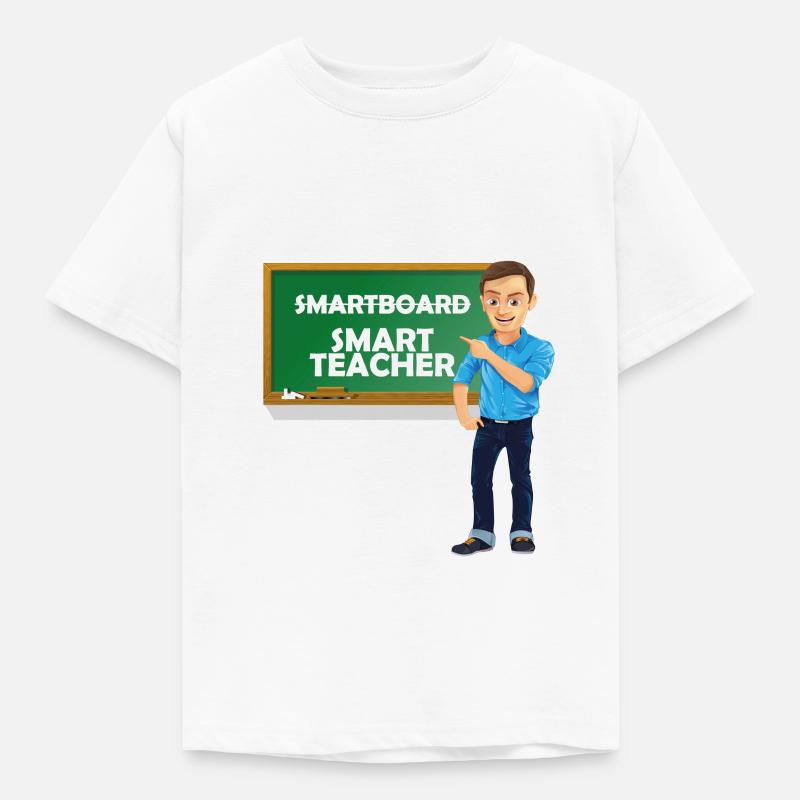 Enseignant intelligent - T-shirt Enfant - blanc