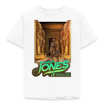 Prospecteur Jones à la recherche des problèmes ! - T-shirt Enfant - blanc - Devant - AI Model Kid Male (0cm)
