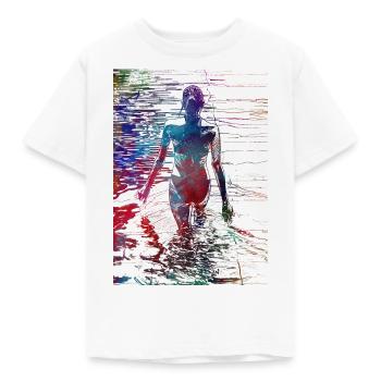 Sport de natation #swimmer #sport - T-shirt Enfant - blanc - Devant - AI Model Kid Male (0cm)