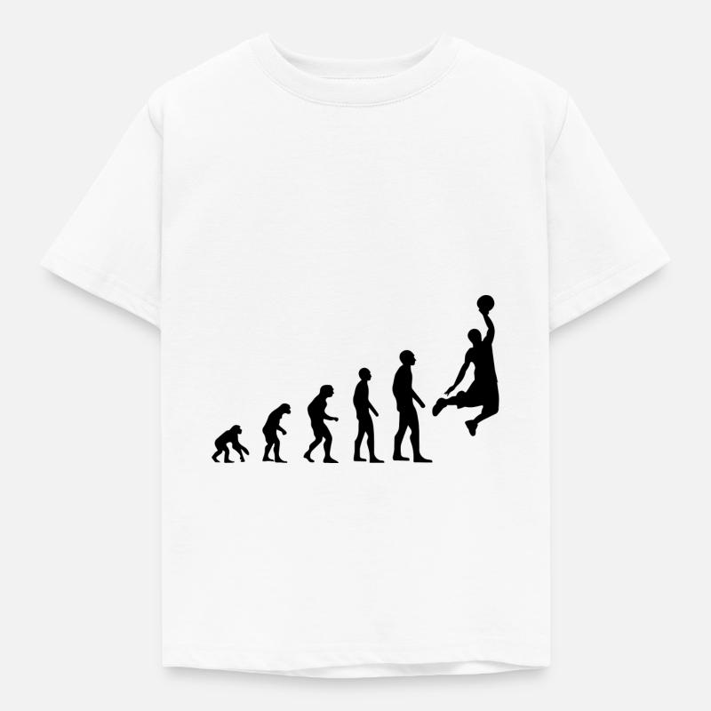 Basketball évolution - T-shirt Enfant - blanc