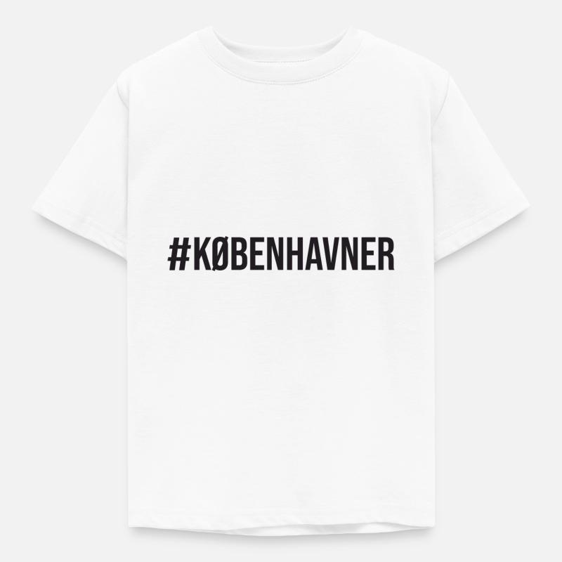 københavner - Børne-T-shirt - hvid