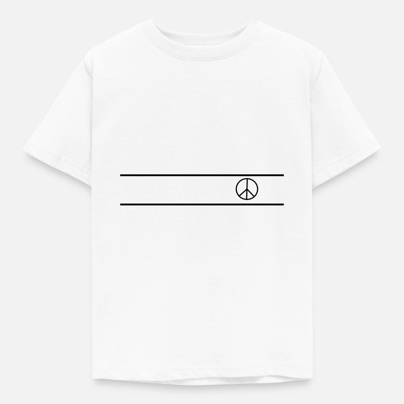 Peace - Kids' T-Shirt - white