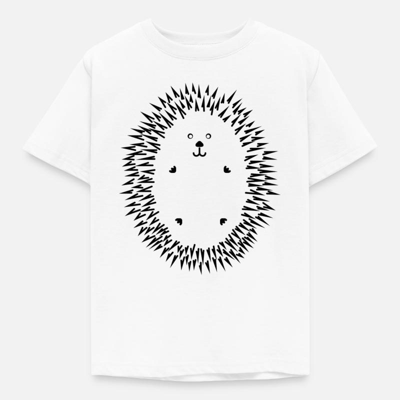 hérisson - T-shirt Enfant - blanc