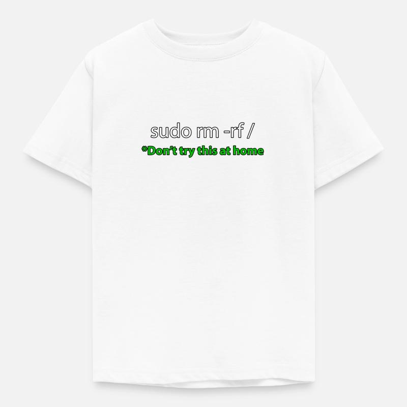 Sudo Command Joke Tee - Kids' T-Shirt - white