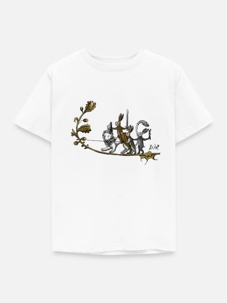 Medieval Miniature II - Kinder T-Shirt - Weiß